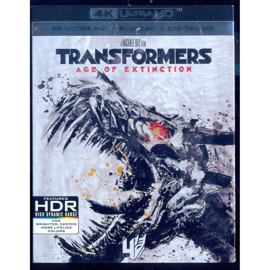 Transformers age of extinction deals 4k blu ray