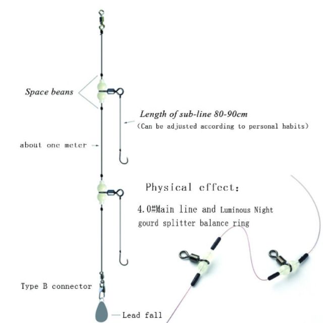 🇲🇾 Fishing connector 3 way swivel perambut 3 hala fish casting reel rod