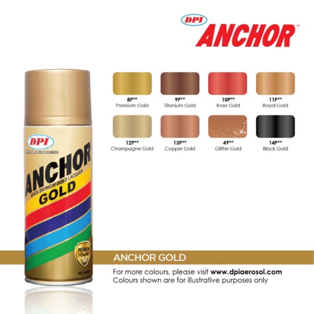 Gold deals paint spray