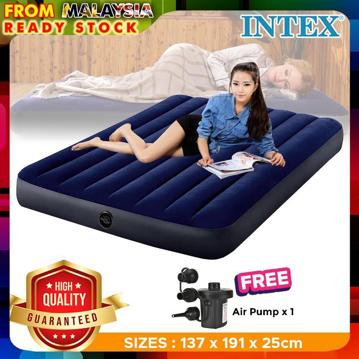 Game intex clearance air bed