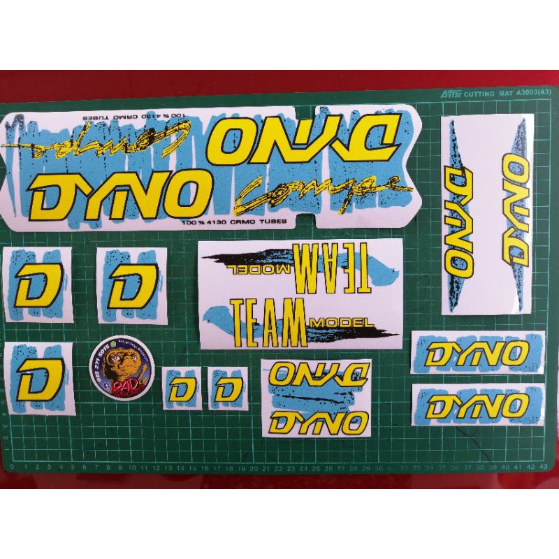 Dyno compe clearance decals