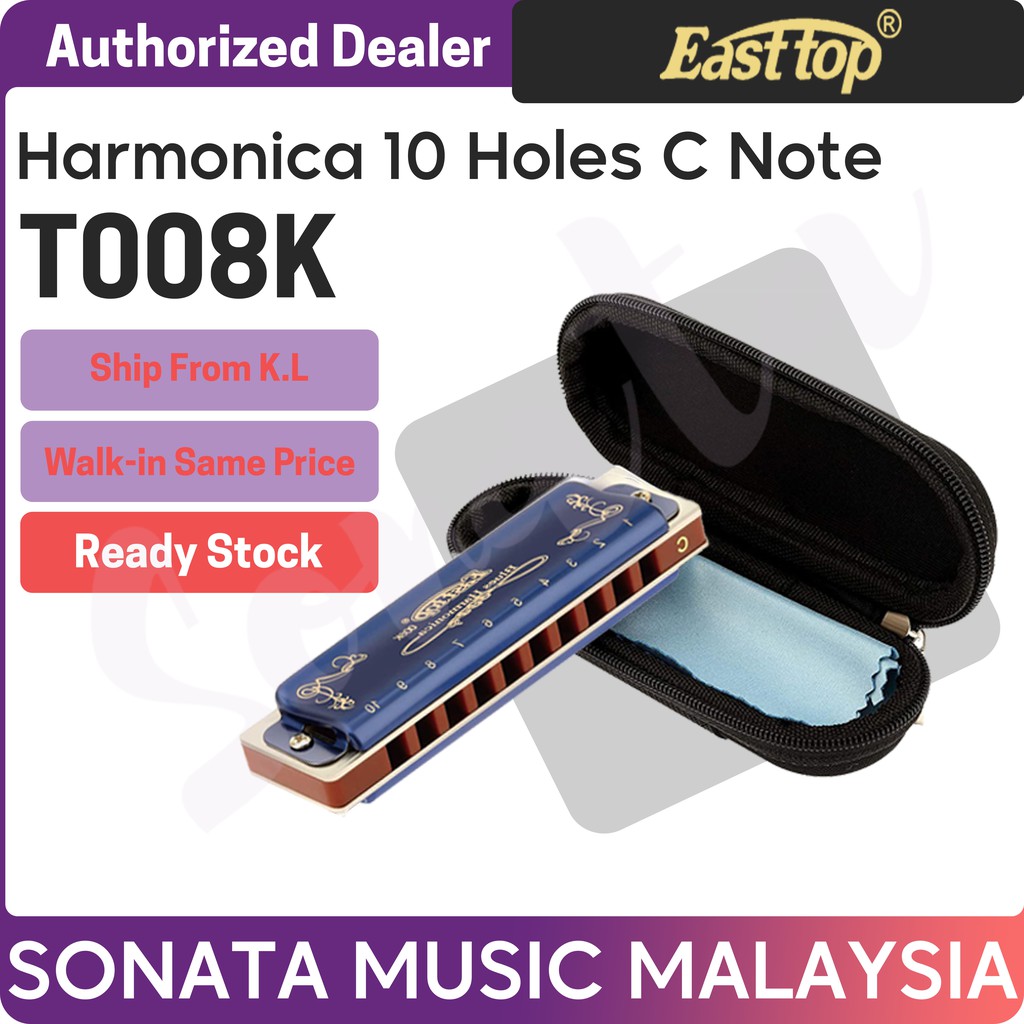 Easttop t008k diatonic blues deals mouth organ harmonica