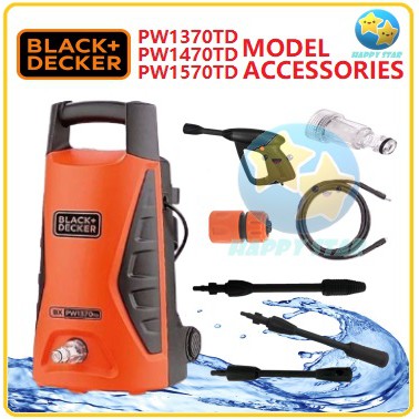 BLACK AND DECKER PW1370TD PW1470TD PW1570TD HIGH PRESSURE WASHER