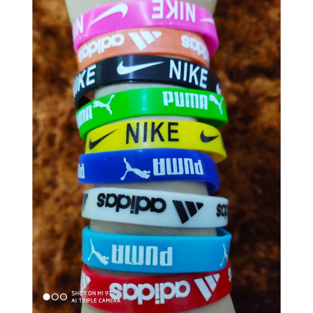 Puma rubber deals wristbands