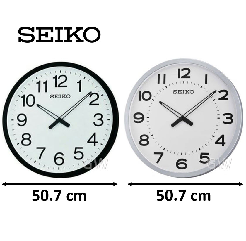 100 ORIGINAL SEIKO Quartz Large Big Wall Clock QXA563 QXA563K QXA563S Jam Dinding Besar