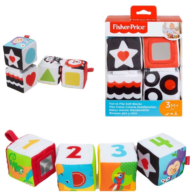 Fisher price fun to flip best sale soft blocks