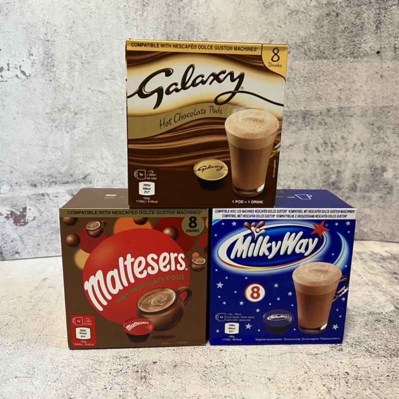 Ready Stock Hot Chocolate Pods Dolce Gusto MilkyWay Twix Galaxy Hot Choc Malteser Shopee Malaysia