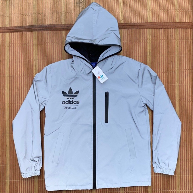 Adidas men's shop reflective jacket