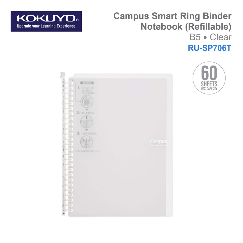 Kokuyo A Little Special Smartring Binder Notebook - B5 - 24 Rings