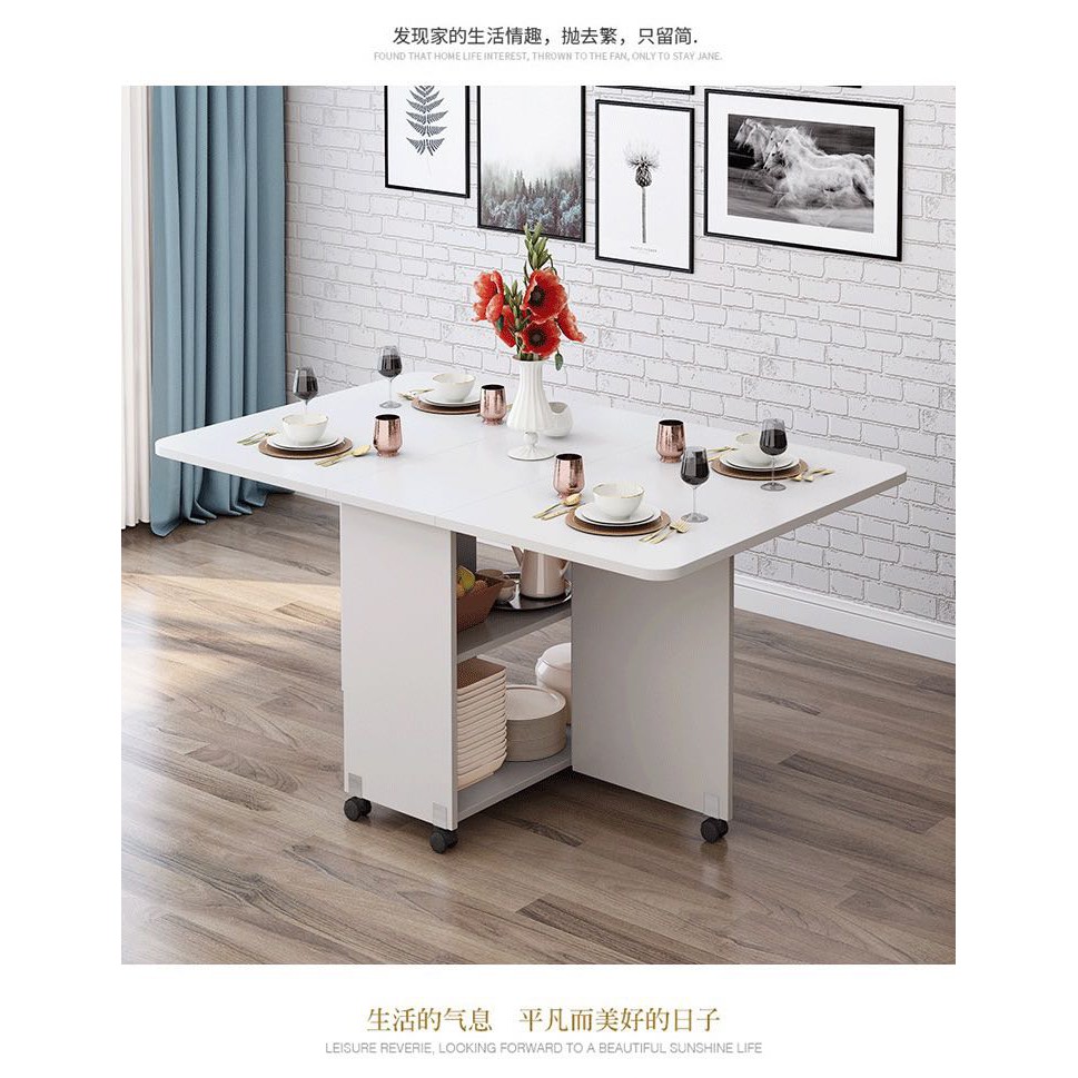 Muji extendable dining deals table