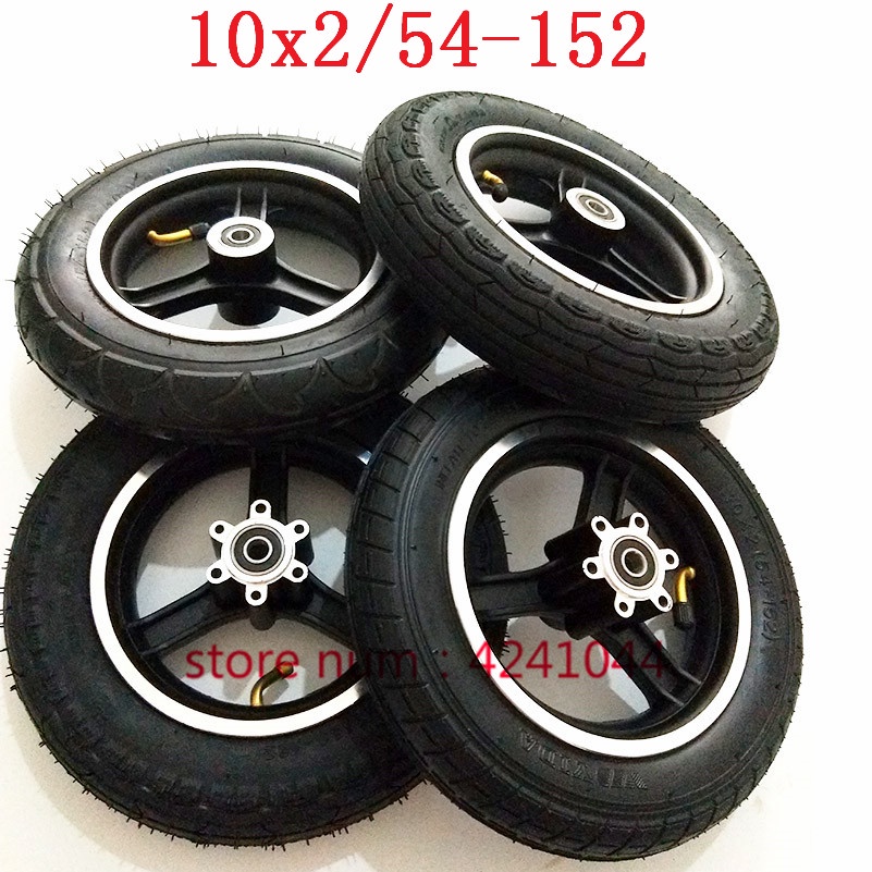 10 Inch Electric Scooter Tubeless Tire 10X2.125 Wheel Tyre With 140mm Brake  Disc 
