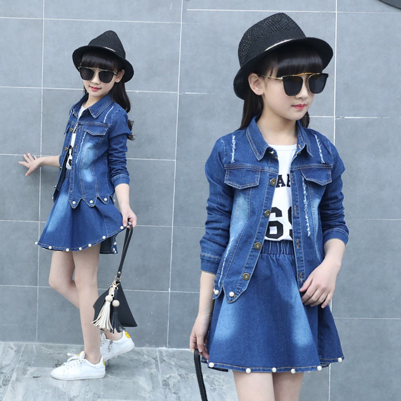 Denim outfits hotsell for kids