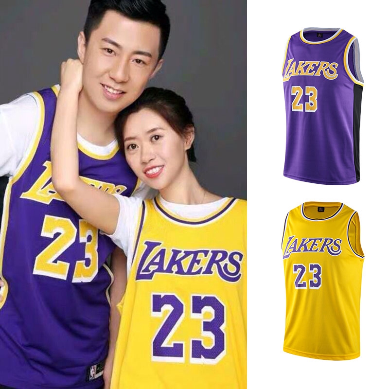 lakers couple shirt