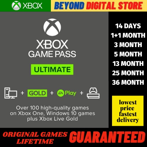 Xbox game pass 14 hot sale days