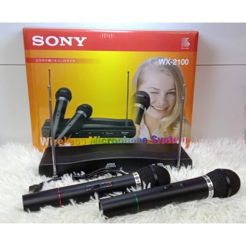 Sony WX 2100 Wireless Dual Microphone speaker System Shopee Malaysia