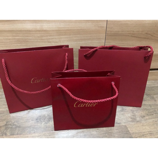 Authentic Cartier paper bags