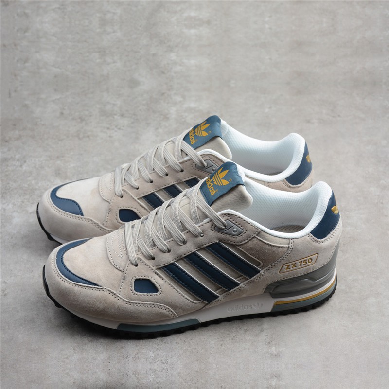 Scarpe zx 750 shop navy white silver