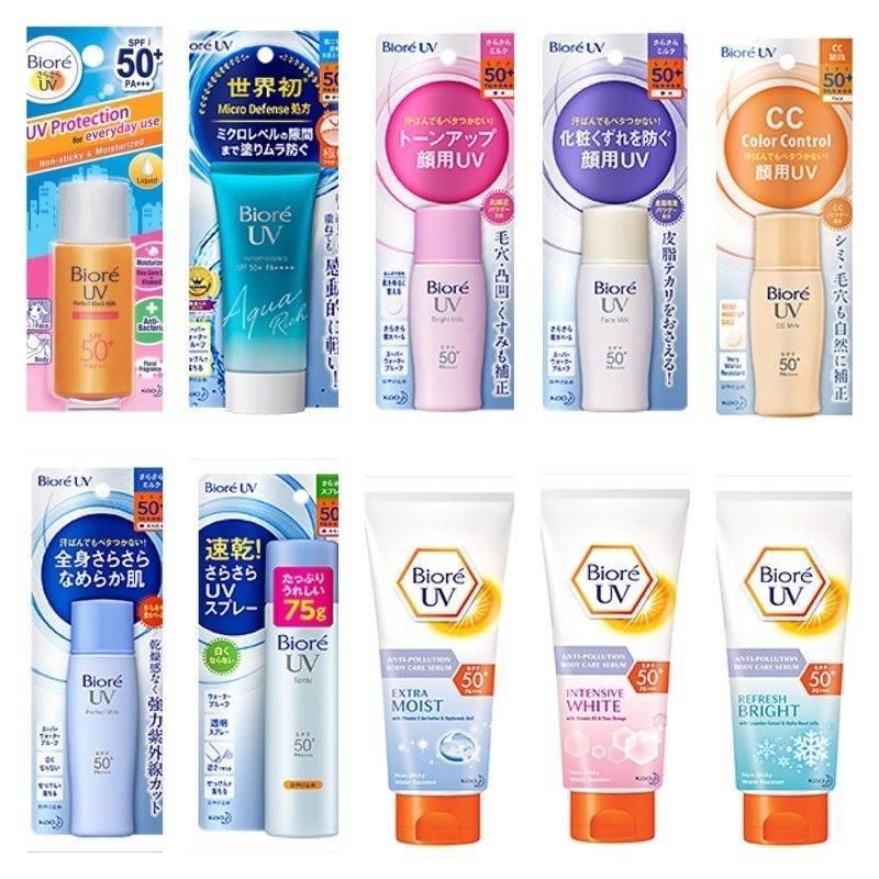 Sunblock biore deals