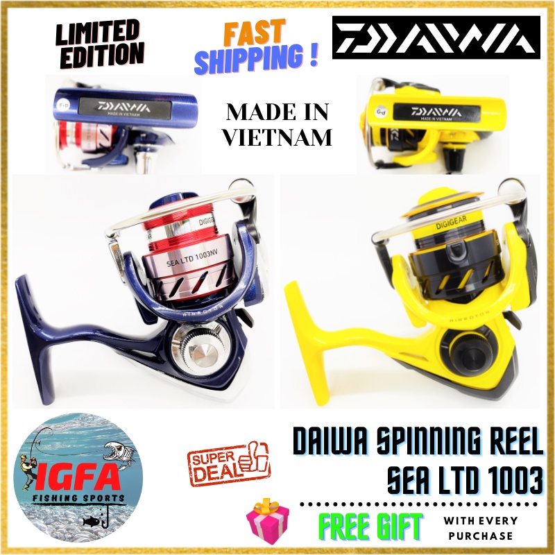 IGFA] DAIWA SEA LTD Daiwa Reel Spinning Reel Fishing Reel Daiwa Ultra Light  Reel Daiwa Spiniing Mesin Daiwa