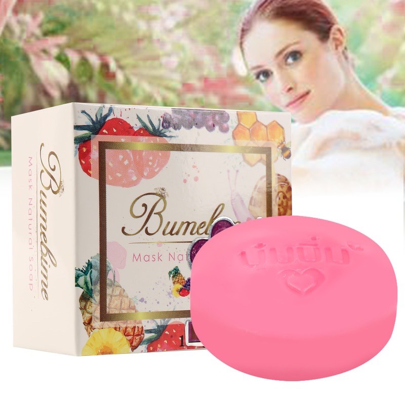 100g Thai Bumebime Essential Oil Soap Handmade Soap Whitening Soap