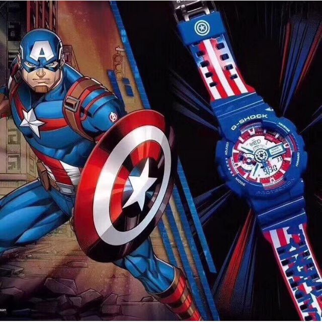 G shock cheap captain america edition