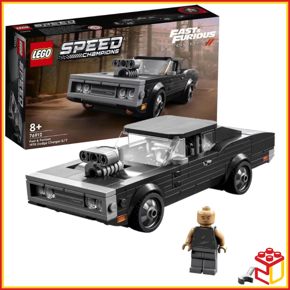 Ready Stock) 76912 LEGO Speed Champions Fast & Furious 1970 Dodge Charger  R/T