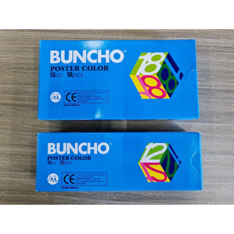 Buncho Poster Color (12 Color/Box)