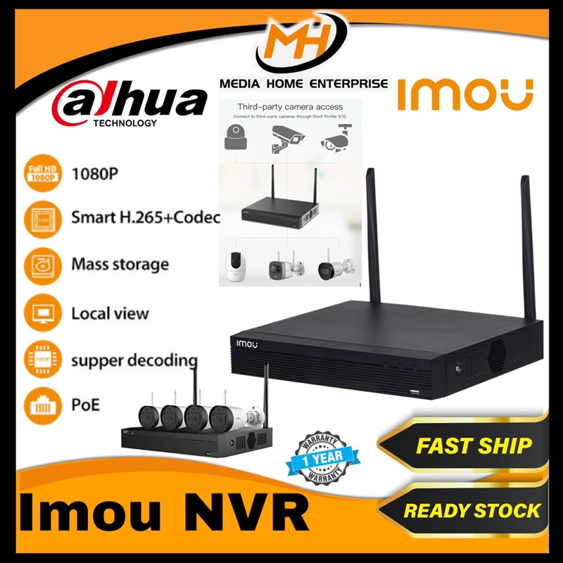 Dahua wifi hot sale nvr