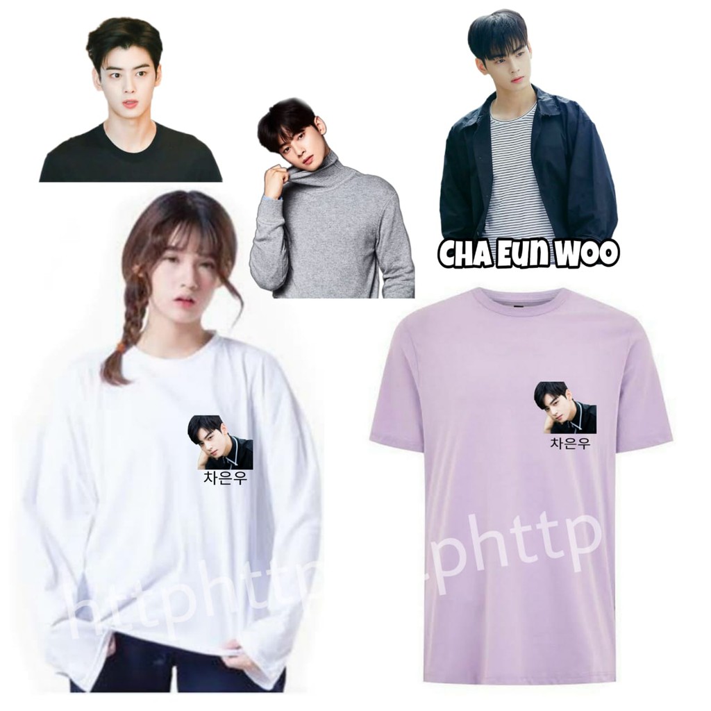 Cha EUN WOOO KOREAN SIZE S XXL PREMIUM T Shirt Shopee Malaysia