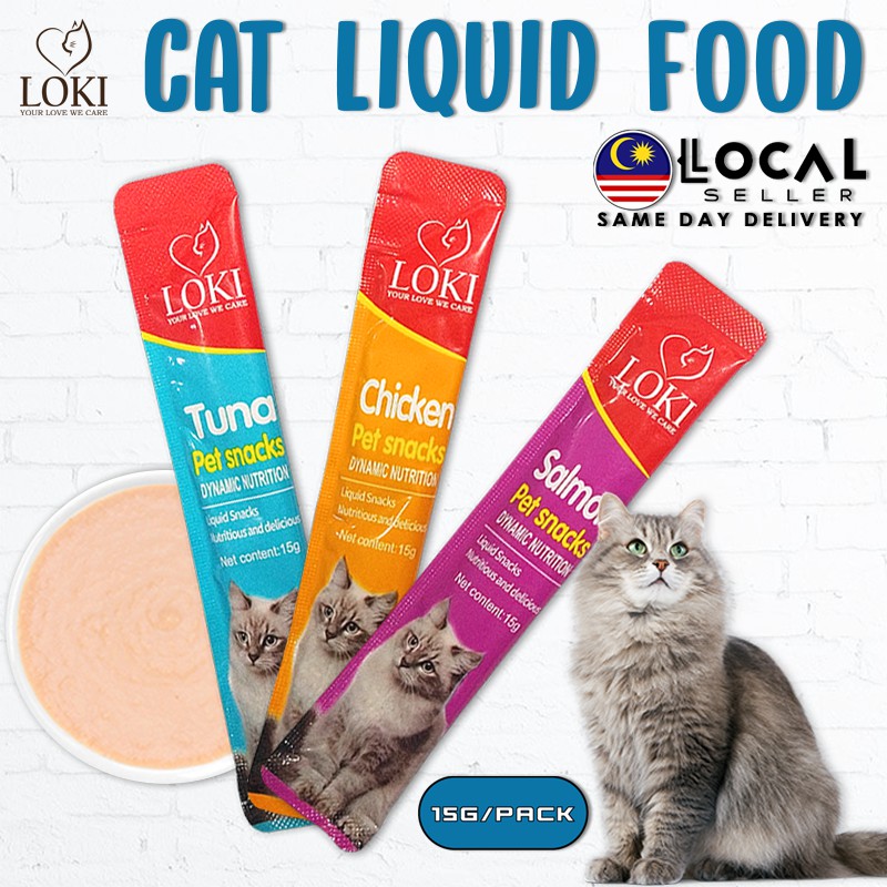 Liquid treats clearance for cats