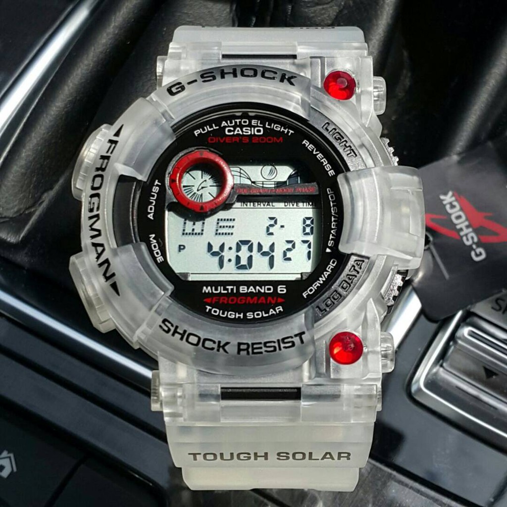 G shock cheap frogman transparent