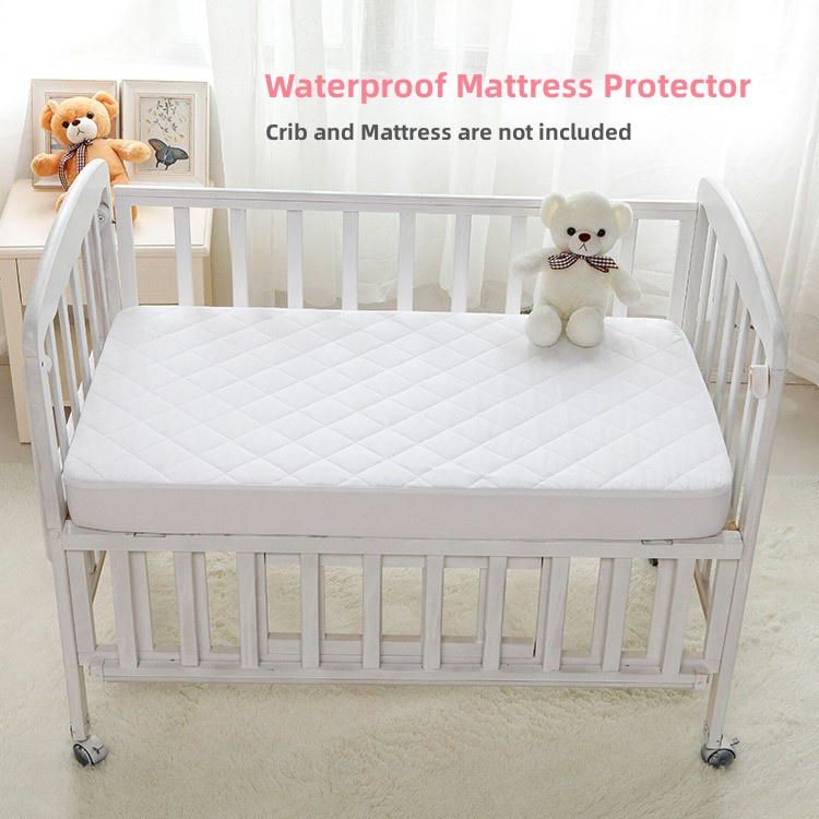 Baby crib waterproof outlet mattress cover