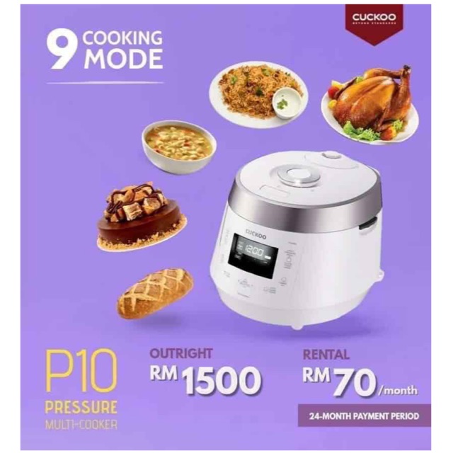 P10 multi cooker discount cuckoo