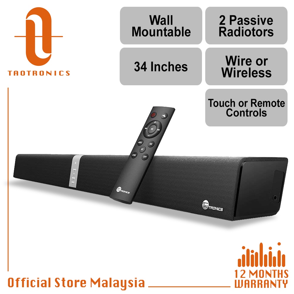 Taotronics bluetooth hot sale soundbar