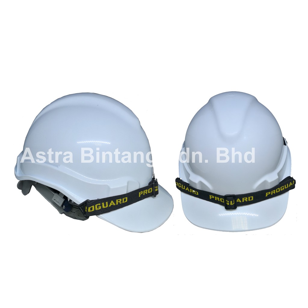 PROGUARD SAFETY HELMET (YELLOW / WHITE) | Shopee Malaysia