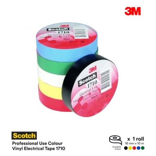 Scotch 35 Mini Color Coding Vinyl Electrical Tape