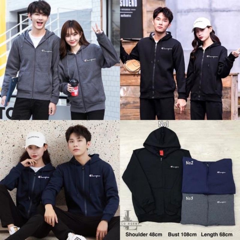 sweater couple hoodie baju sejuk sesuai untuk lelaki perempuan