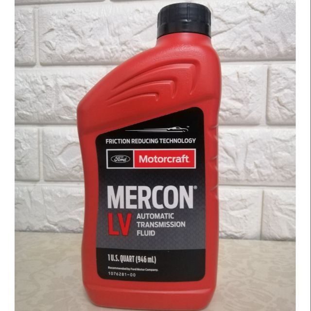 FORD MOTORCRAFT MERCON LV ATF OIL FORD RANGER T6 2 .2/3.2