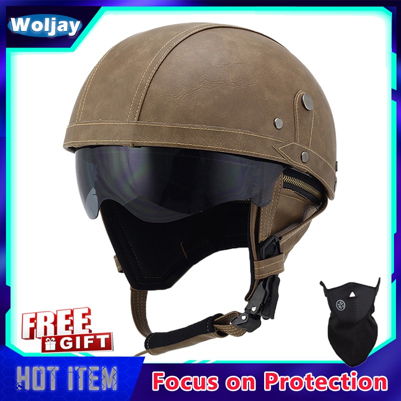 Leather up hot sale motorcycle helmets