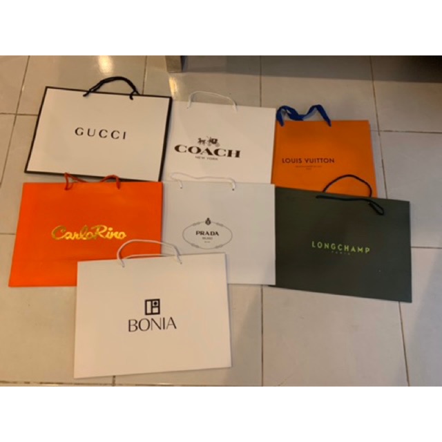 Louis Vuitton, Bags, Louis Vuitton And Coach Paper Shopping Bags