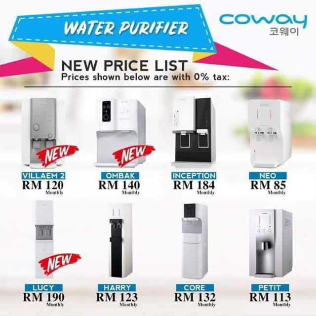 Coway water deals filter