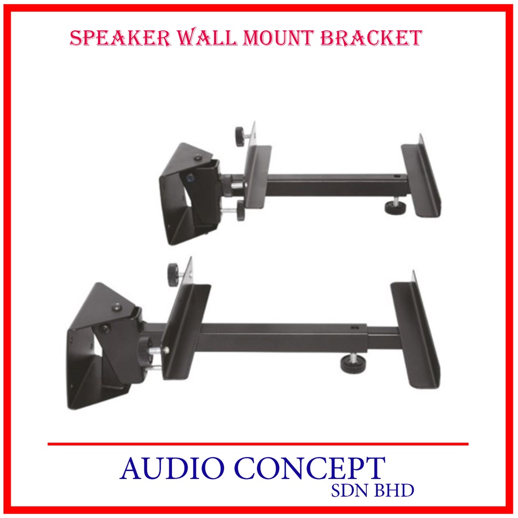 Surround speaker store wall mount bracket