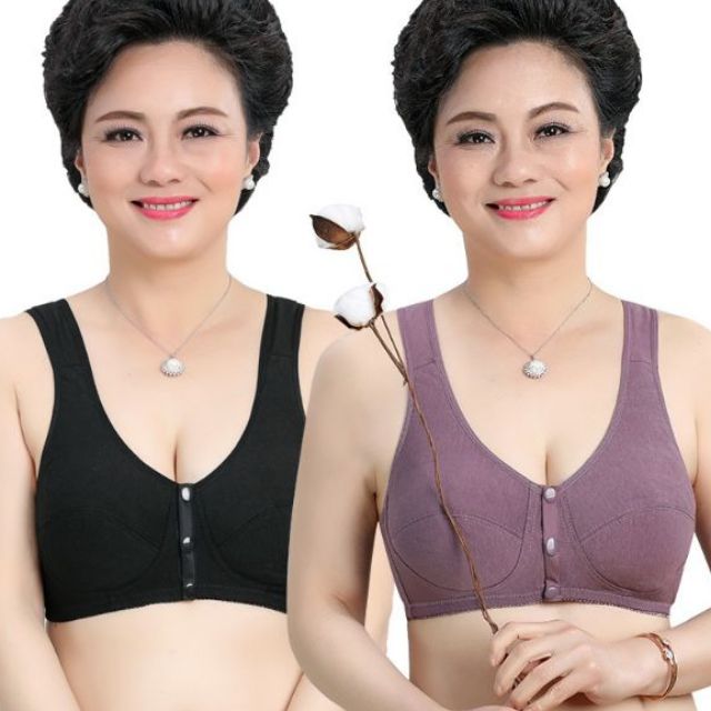 Women Front Closure Bra Thin Cotton Lining 36-46 Plus Size Bras
