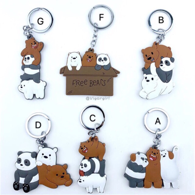 We bare deals bears keyring