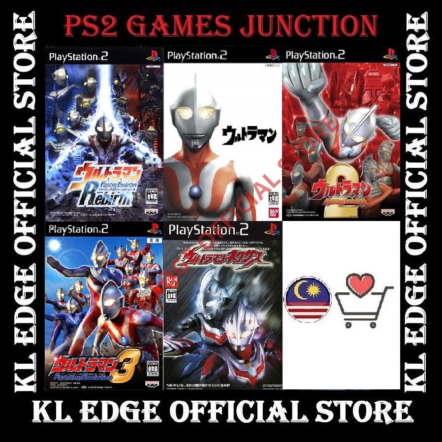 PS2 Game 🎮 All Ultraman Series [Japan] Ultraman Fighting