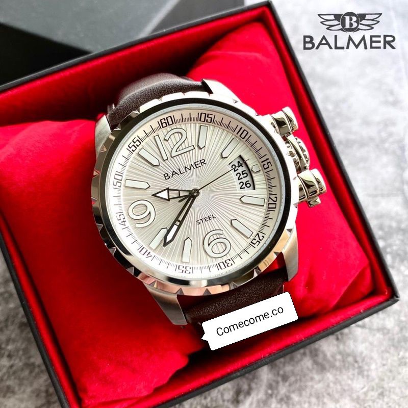 Balmer men's hot sale leather watch