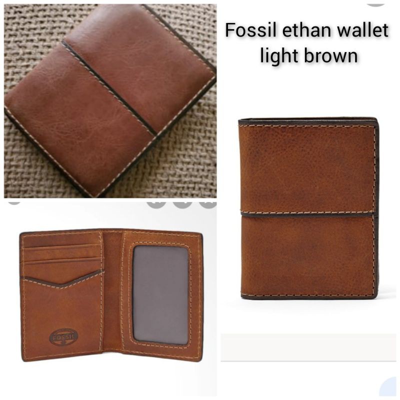 MEGA SALE Raya FOSSIL free paperbag ethan bifold wallet slim card