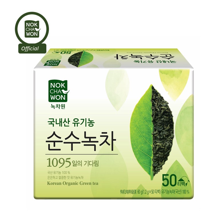 NOKCHAWON Korean 100 Organic Green Tea 50T Brown Rice Green Tea