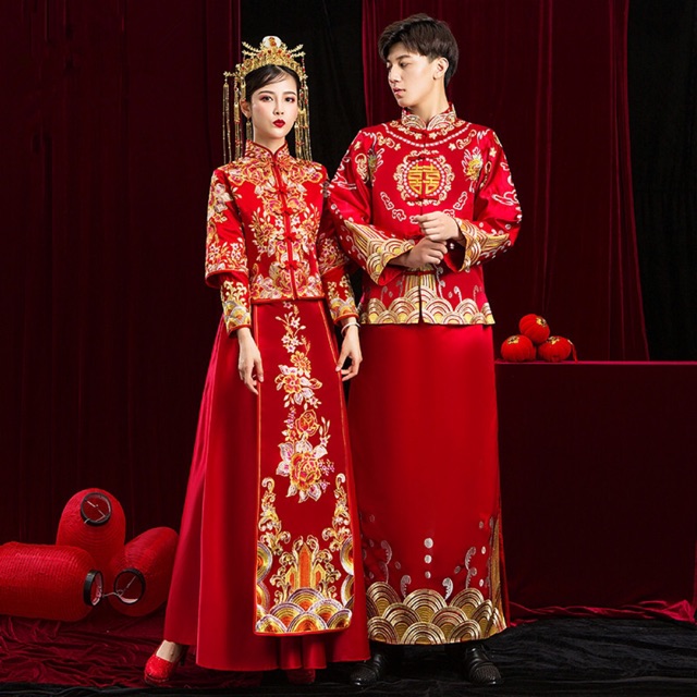 Chinese traditional hotsell wedding clothes