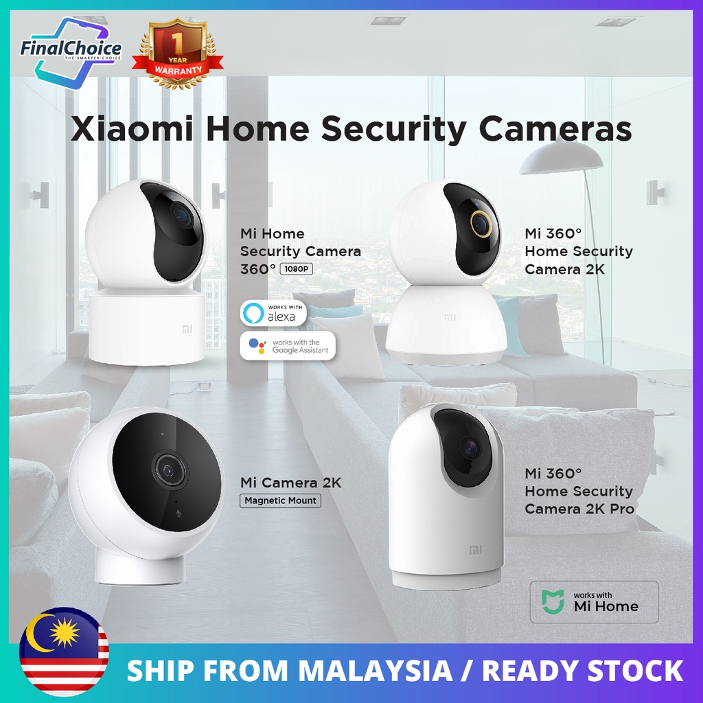 Cámara Xiaomi Mi Home 2k Pro Security 360° Versión Global